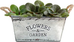 Garden Planter Metal Hemp Rope Handles