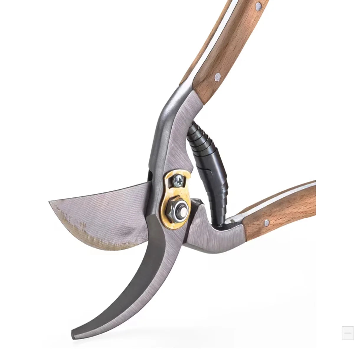 Garden Pruning Shears Adjustable Stainless Steel Blades Beechwood Handle with Storage Box