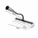 Garden Rake Head Iron Multi-Tine Weeding & Soil Aeration