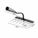 Garden Rake Head Iron Multi-Tine Weeding & Soil Aeration