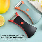 Garden Scissors 2-in-1 Stainless Steel Non-Slip Handle