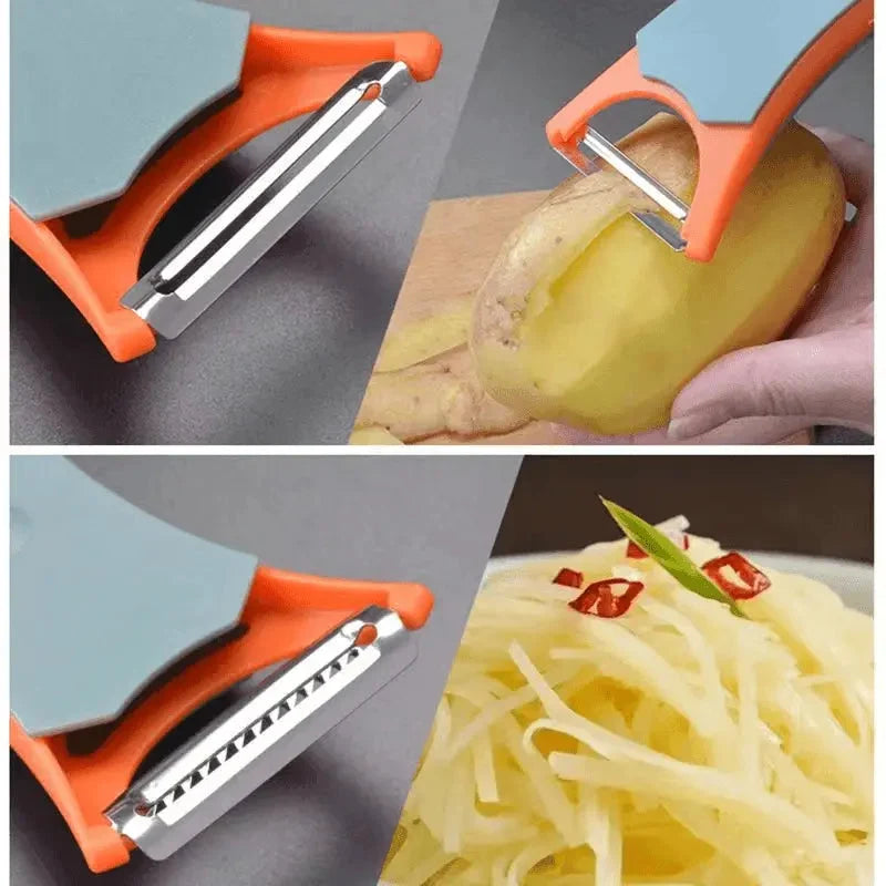 Garden Scissors 2-in-1 Stainless Steel Non-Slip Handle
