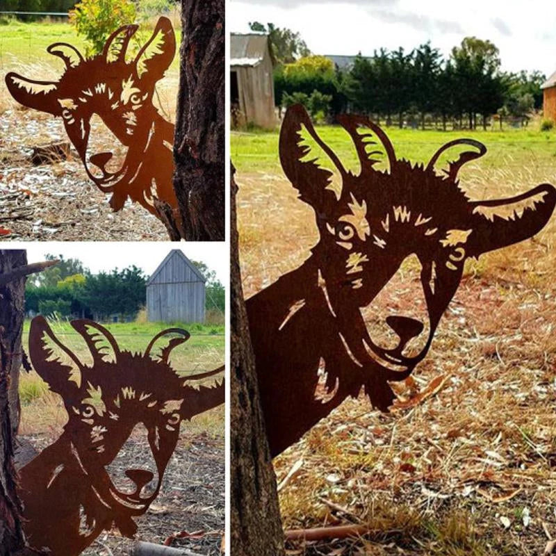 Garden Sculpture Handcrafted Weather-Resistant Metal