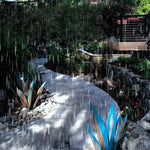 Garden Sculpture Metal 3D Weatherproof