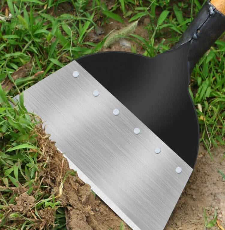 Garden Shovel Alloy Steel Flat Blade 10 Inch
