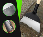 Garden Shovel Alloy Steel Flat Blade 10 Inch