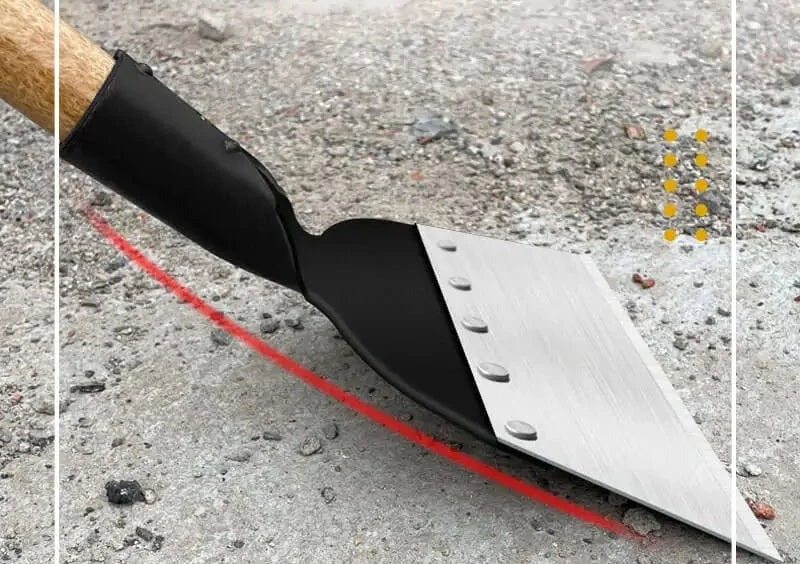 Garden Shovel Alloy Steel Flat Blade 10 Inch