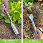 Garden Shovel Lightweight Stainless Steel Non-Slip Handle