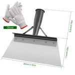 Garden Shovel Stainless Steel Head Fits Replaceable Handles