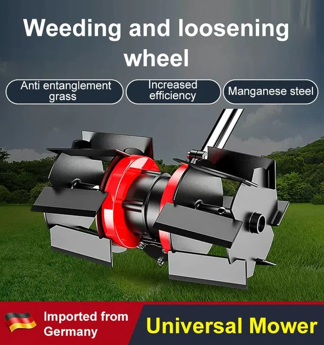 Garden Soil Loosener Wheel & Lever Time-Saving