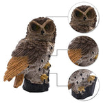 Garden Solar Light Owl-Shaped Warm LED Weather-Resistant