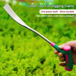 Garden Spade 3-Prong Stainless Steel Ergonomic Grip