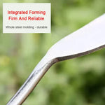 Garden Spade 3-Prong Stainless Steel Ergonomic Grip