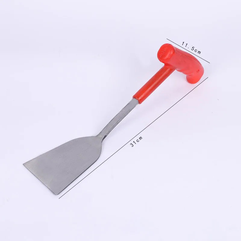 Garden Spade 3-Prong Stainless Steel Ergonomic Grip