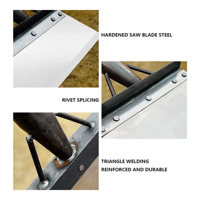 Garden Spade High-Strength Steel Ergonomic Handle