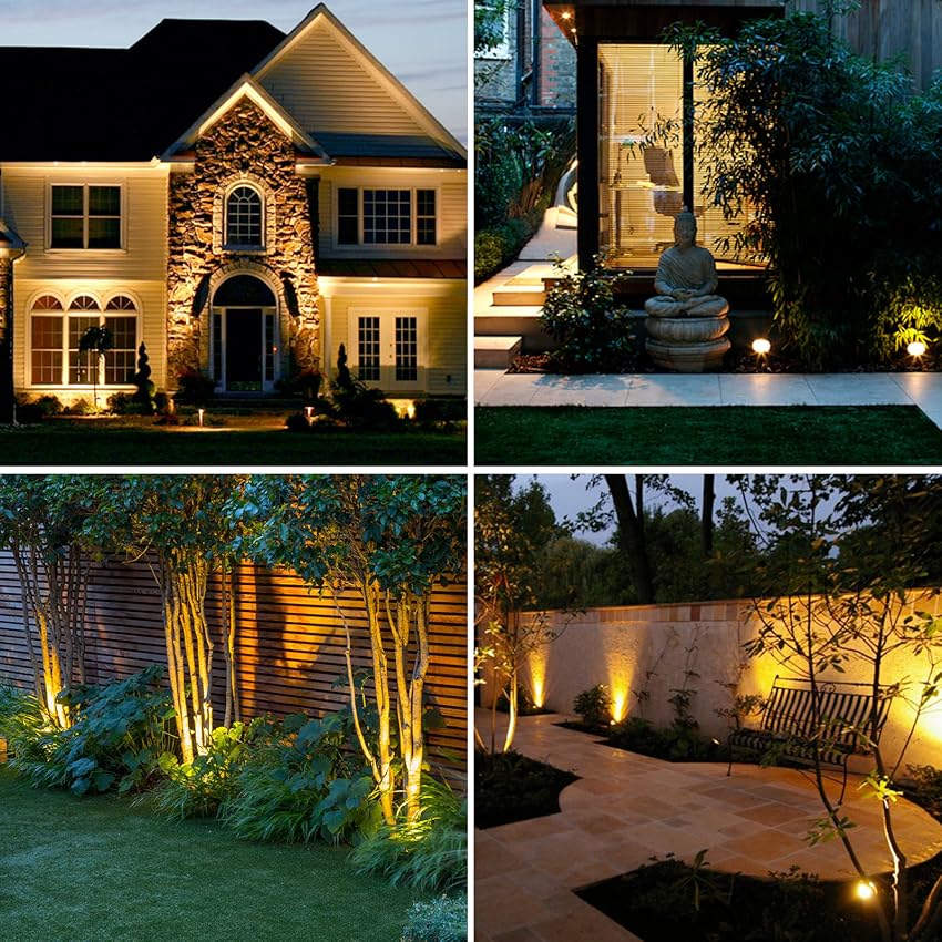 Garden Spotlight Solar Powered 9-Color IP55