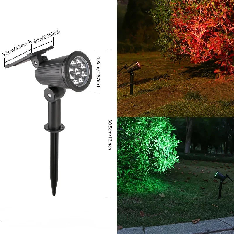 Garden Spotlight Solar Powered 9-Color IP55