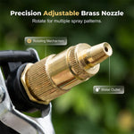 Garden Spray Gun High-Pressure Adjustable Nozzle Ergonomic Trigger Lock