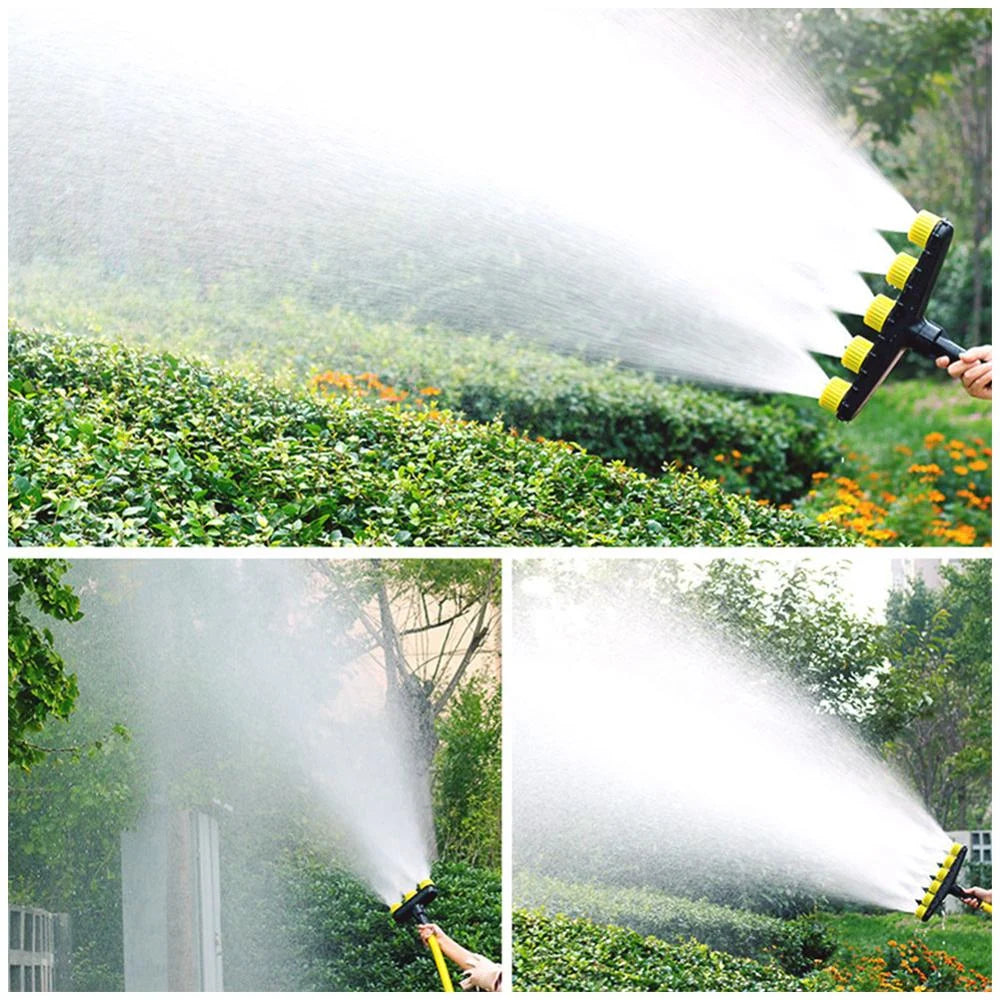 Garden Spray Nozzle Adjustable Multi-Pattern Water-Saving