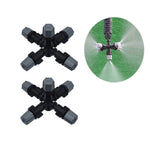 Garden Spray Nozzle Rotating Multi-Pattern Water-Saving