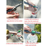Garden Sprayer Universal Bottle Adapter High-Pressure Nozzle