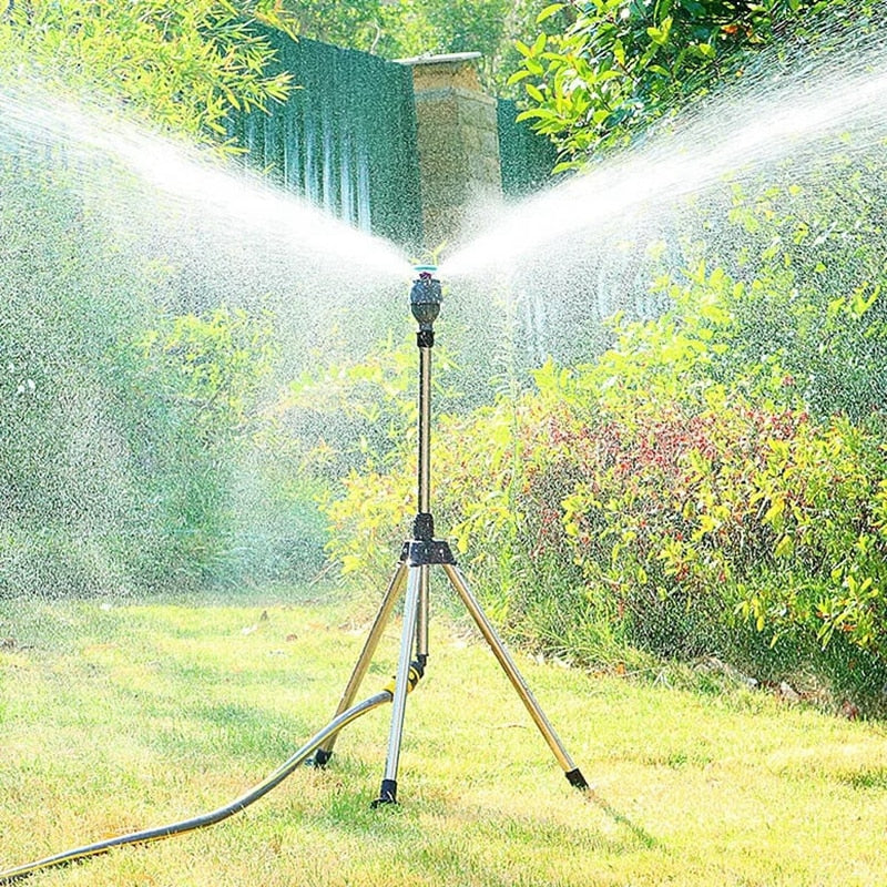 Garden Sprinkler 360-Degree Coverage Adjustable Angle