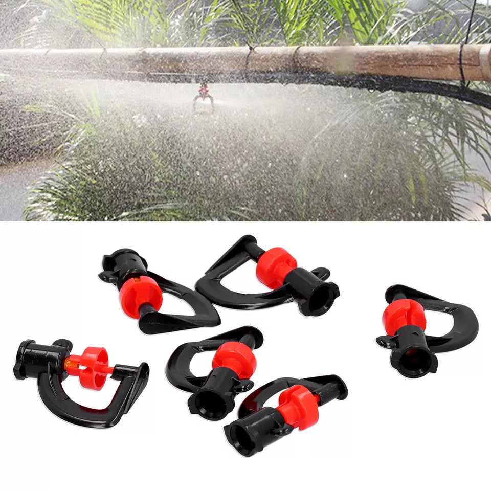 Garden Sprinkler 360-Degree Rotating Water-Saving 10-Pack