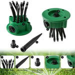 Garden Sprinkler 360° Rotating 12 Adjustable Tubes