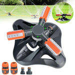 Garden Sprinkler 360° Rotation Adjustable Nozzles