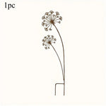Garden Stake Flower Design Powder Coated Metal
