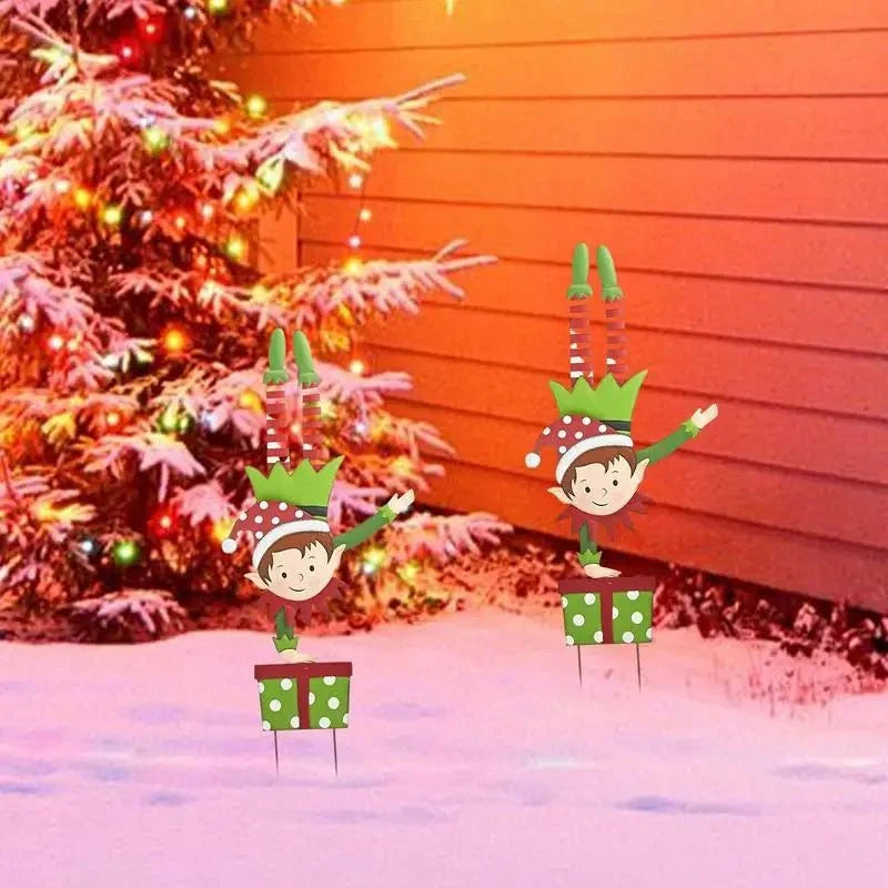 Garden Stake Iron Weather-Resistant Elf