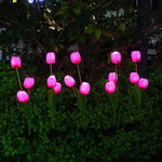 Garden Stake Light Solar LED Tulip 300 Lumens
