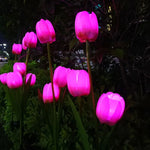 Garden Stake Light Solar LED Tulip 300 Lumens
