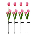 Garden Stake Light Solar LED Tulip 300 Lumens