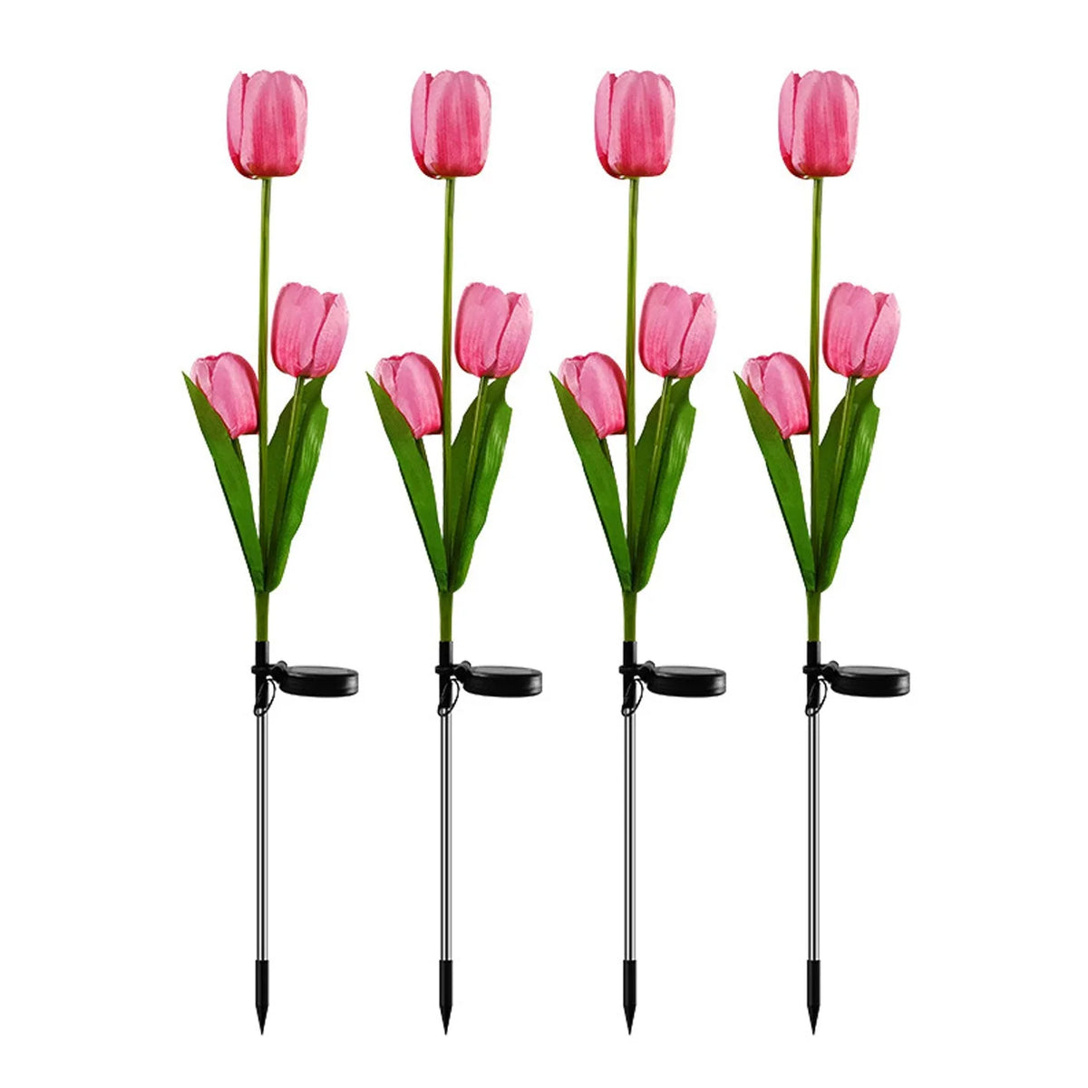 Garden Stake Light Solar LED Tulip 300 Lumens