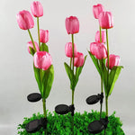 Garden Stake Light Solar LED Tulip 300 Lumens
