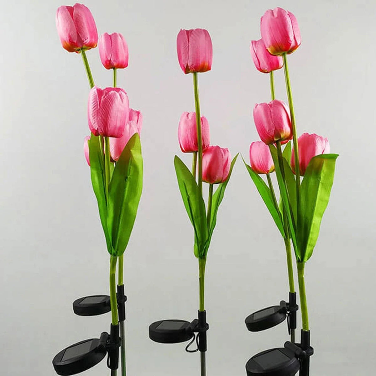 Garden Stake Light Solar LED Tulip 300 Lumens