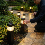 Garden Stake Lights Solar-Powered Automatic Dusk Activation
