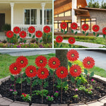 Garden Stake Sunflower Metal & Weather-Resistant