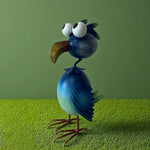 Garden Statue Iron Flamingo Outdoor Décor
