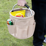 Garden Tool Bag Water-Resistant Multiple Pockets Ergonomic Handle