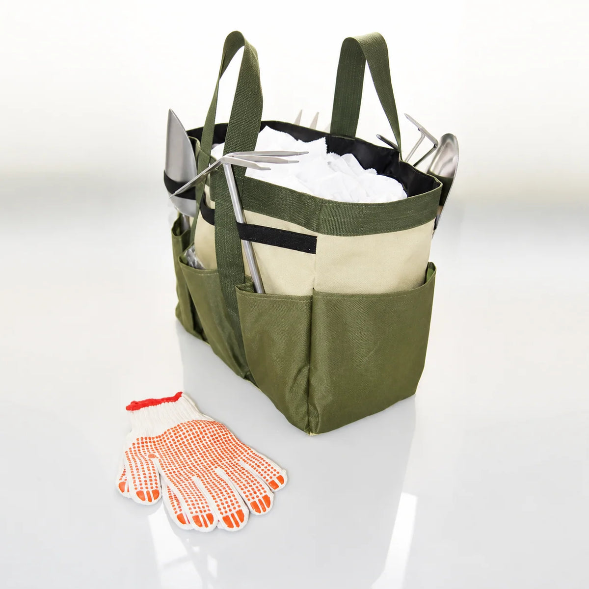 Garden Tool Organizer Tote Oxford Fabric Multiple Pockets