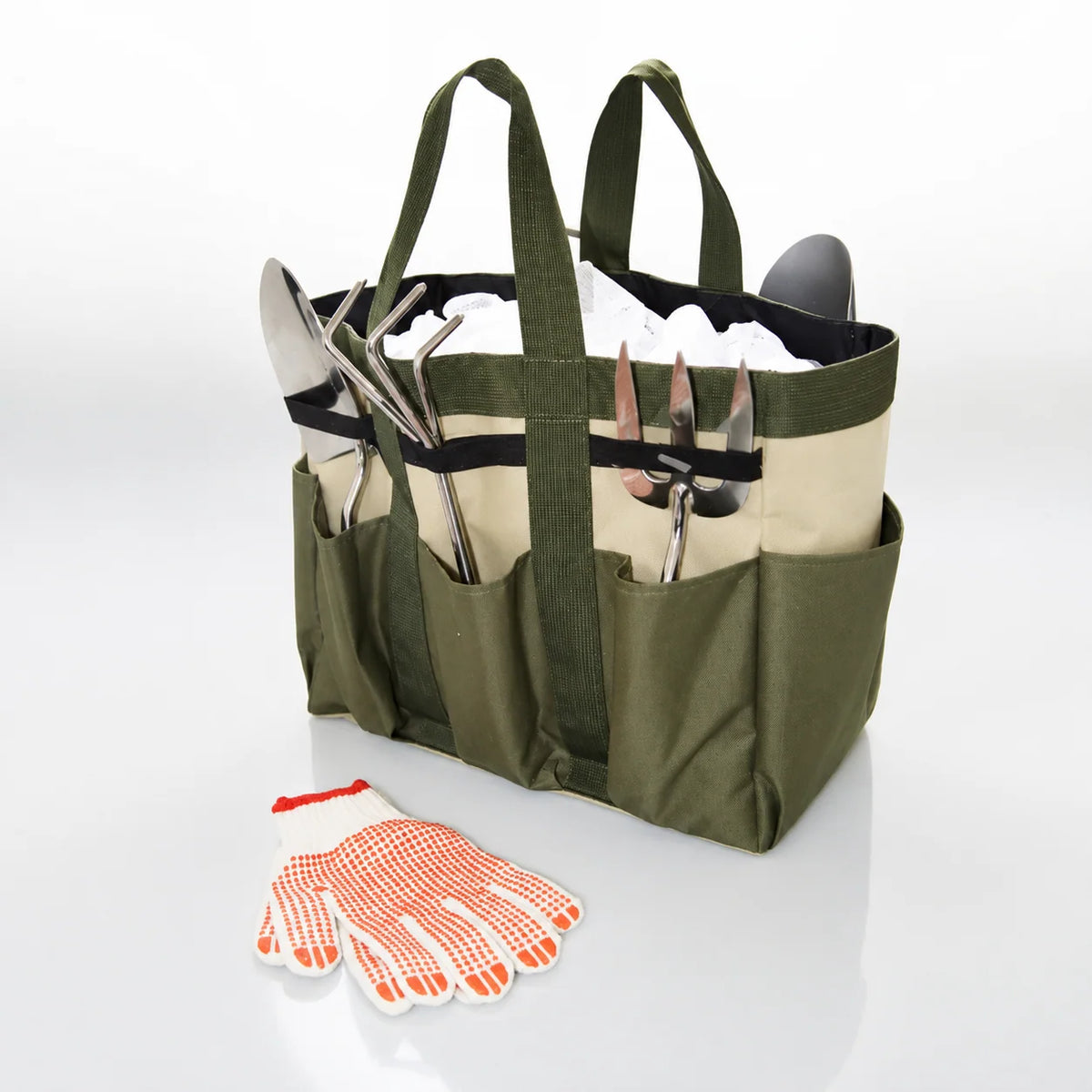Garden Tool Organizer Tote Oxford Fabric Multiple Pockets