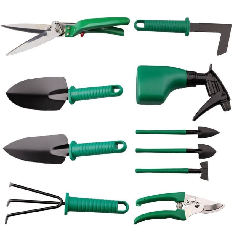 Garden Tool Set 10 Piece Stainless Steel Carry Bag