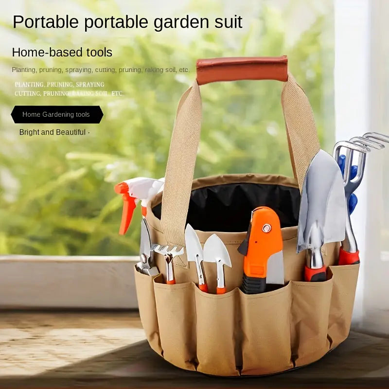Garden Tool Set 10 Piece With Carry Bag