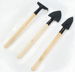 Garden Tool Set 3-Piece Ergonomic Wooden Handles