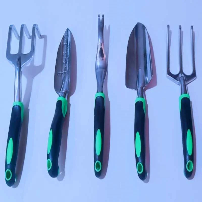 Garden Tool Set Complete Ergonomic Handles & Spacious Bag