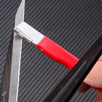 Garden Tool Sharpener Diamond-Coated Carbide Safety Guard
