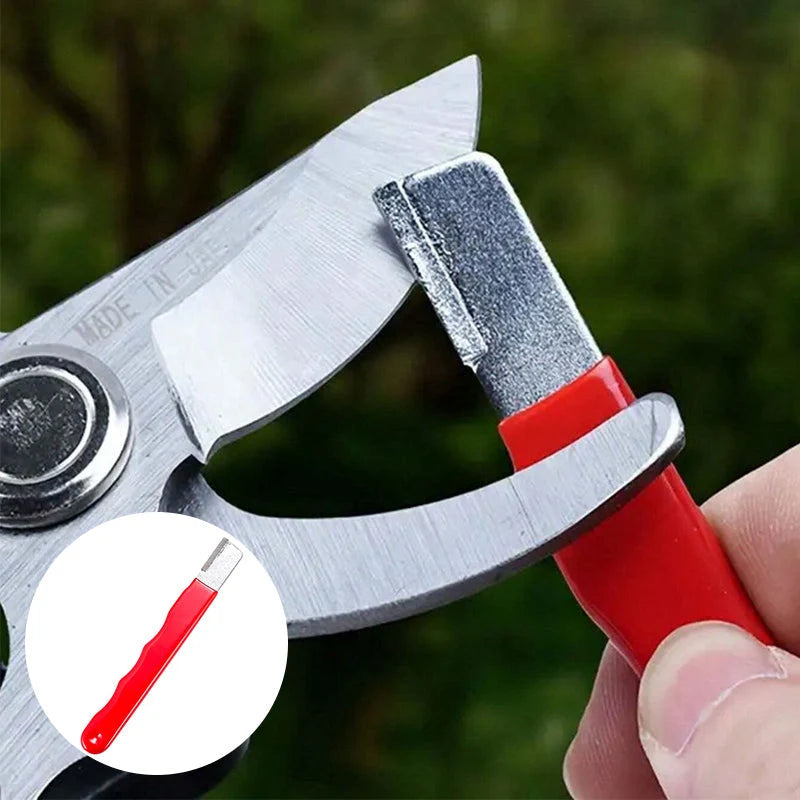 Garden Tool Sharpener Diamond-Coated Carbide Safety Guard