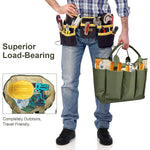 Garden Tool Tote Bag Multiple Pockets Water-Resistant Lining